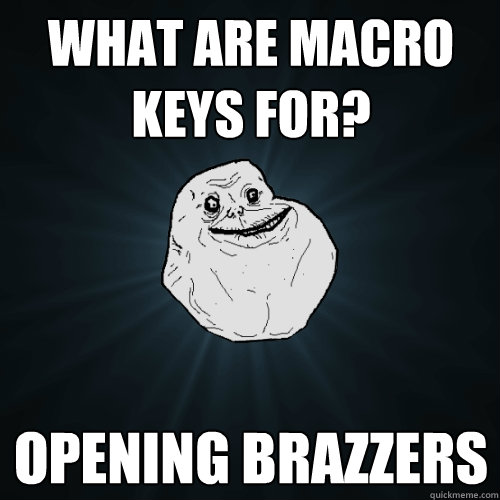 what are macro keys for? opening brazzers  Forever Alone