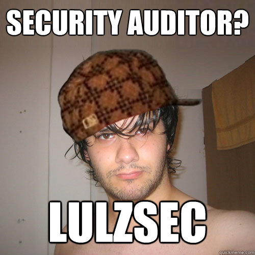 Security Auditor? lulzSec - Security Auditor? lulzSec  Scumbag Tux