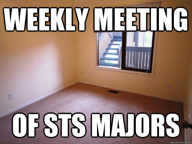 Weekly Meeting Of STS majors  