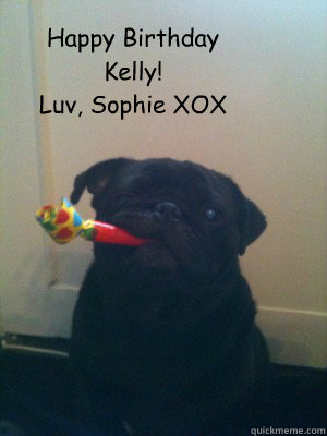 Happy Birthday
Kelly!
Luv, Sophie XOX - Happy Birthday
Kelly!
Luv, Sophie XOX  Misc