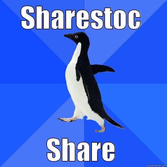 SHARESTOC SHARE Socially Awkward Penguin