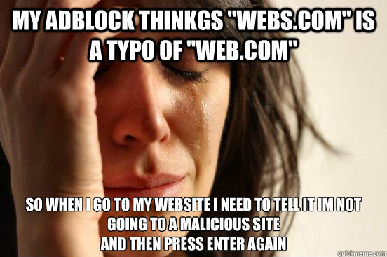 My adblock thinkgs 