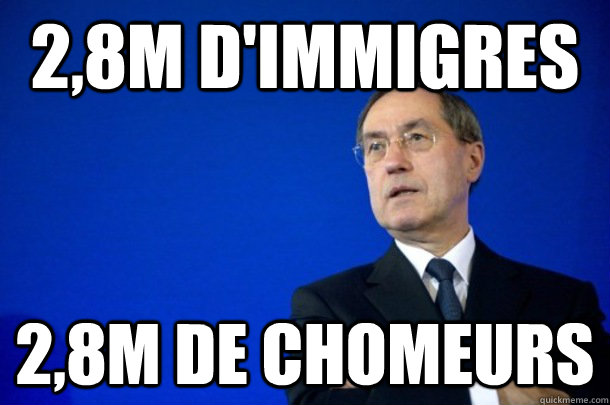2,8M d'immigres 2,8M DE CHOMEURS  FNUMP