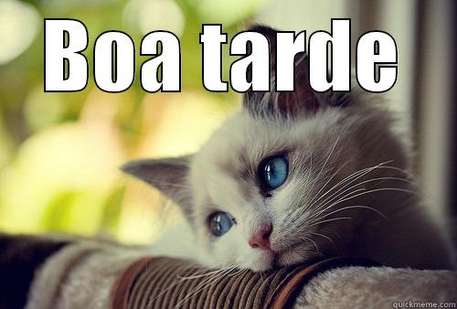 BOA TARDE  First World Problems Cat