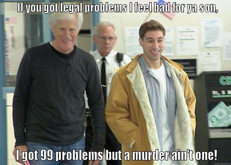 Ryan is Free! -    IF YOU GOT LEGAL PROBLEMS I FEEL BAD FOR YA SON,   I GOT 99 PROBLEMS BUT A MURDER AIN'T ONE! Misc