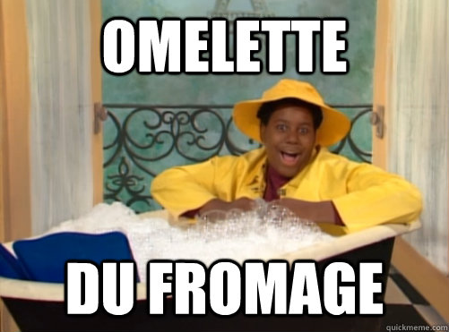 Omelette du fromage  