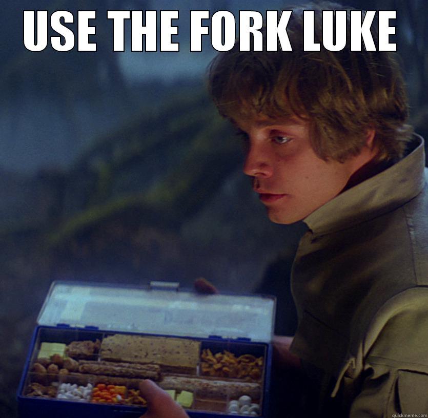 skywalker jokes - USE THE FORK LUKE  Misc