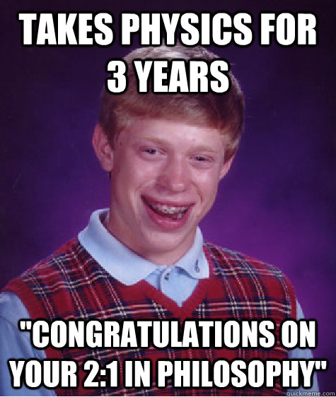 Takes physics for 3 years 