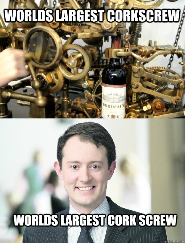 Worlds largest corkscrew Worlds largest cork screw corkscrew sherlock