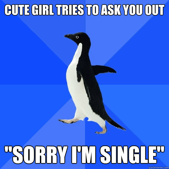 cute girl tries to ask you out 