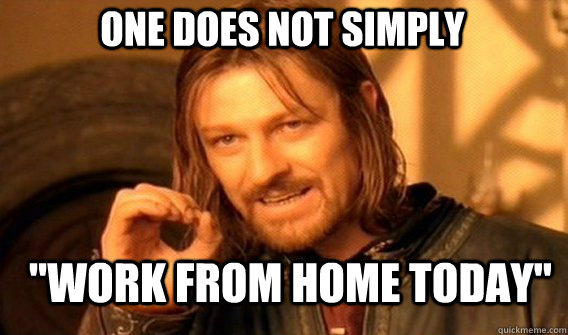 One does not simply 