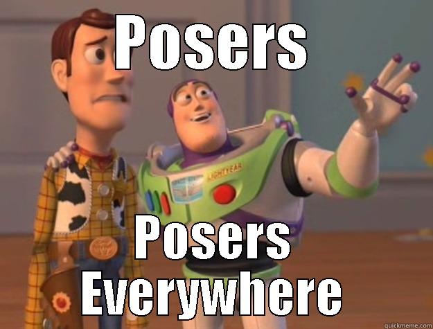 POSERS POSERS EVERYWHERE Toy Story