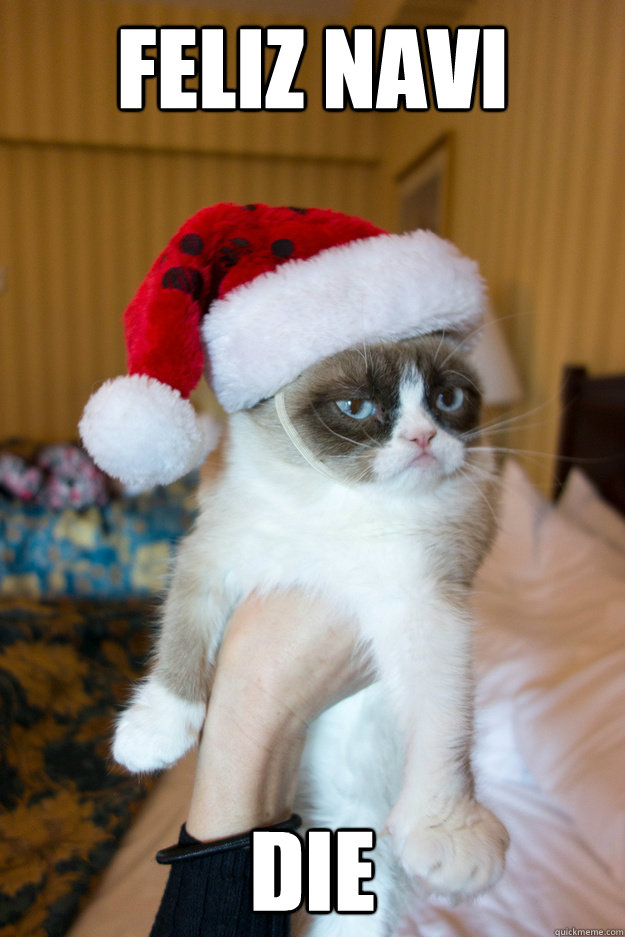 Feliz Navi DIE  Grumpy xmas