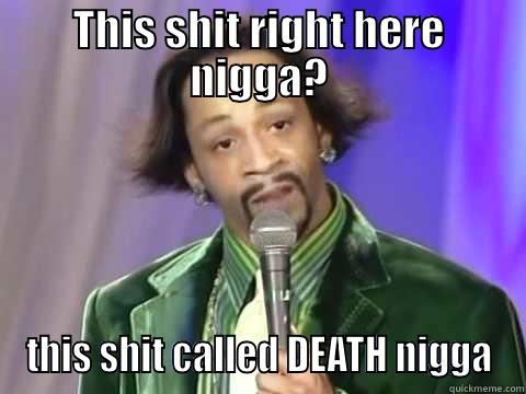 THIS SHIT RIGHT HERE NIGGA? THIS SHIT CALLED DEATH NIGGA Misc