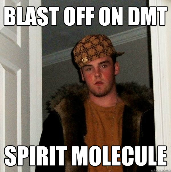 blast off on DMT spirit molecule  Scumbag Steve
