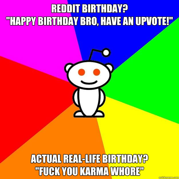 Reddit birthday?
