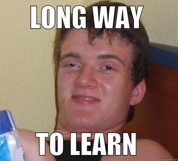LONG WAY TO LEARN 10 Guy