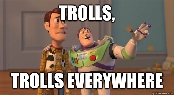 Trolls, trolls everywhere - Trolls, trolls everywhere  Toy Story Everywhere