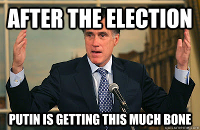 After the election Putin is getting this much bone  Angry Mitt Romney