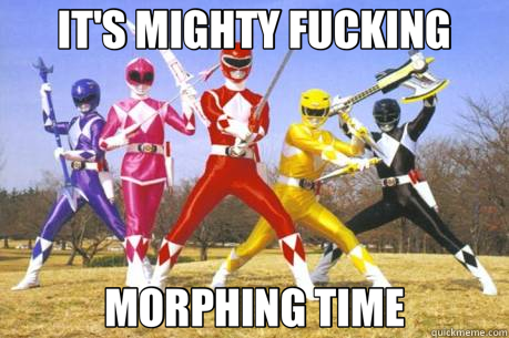 IT'S MIGHTY FUCKING MORPHING TIME - IT'S MIGHTY FUCKING MORPHING TIME  Mighty Morphin Power Rangers - Arrow