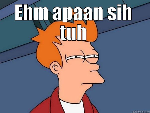 EHM APAAN SIH TUH  Futurama Fry
