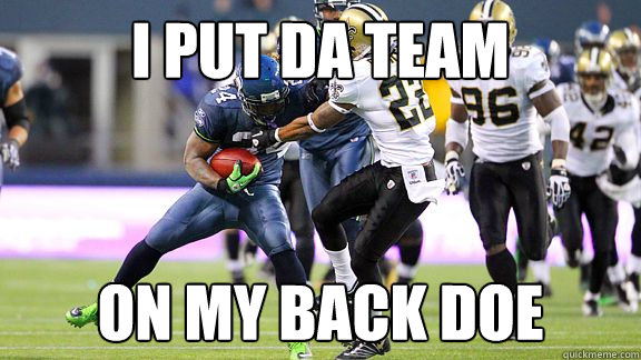 I PUT DA TEAM ON MY BACK DOE  Put Da Team On My Back