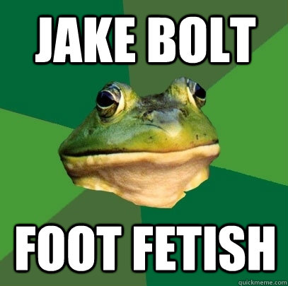jake bolt foot fetish  Foul Bachelor Frog