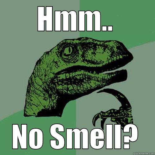 HMM.. NO SMELL? Philosoraptor