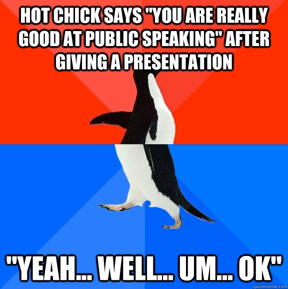 Hot chick says 