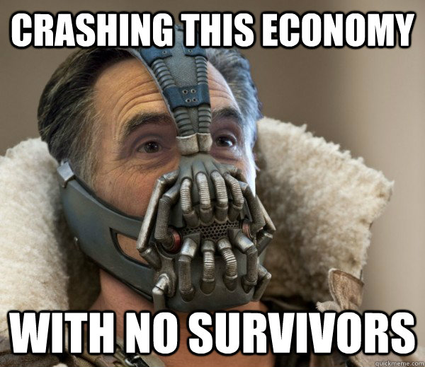 Crashing this economy WITH NO SURVIVORS  
