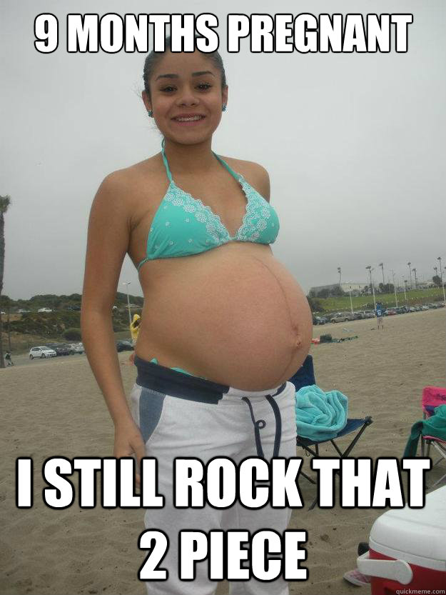 9 months pregnant I still rock that 2 piece - 9 months pregnant I still rock that 2 piece  Pregnant Princess