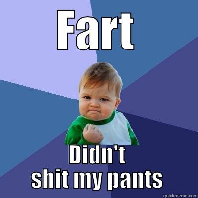 FART DIDN'T SHIT MY PANTS Success Kid