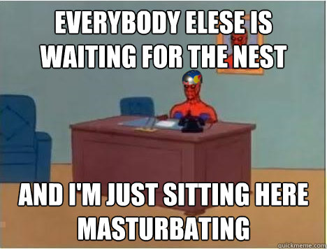 Everybody elese is waiting for the nest and i'm just sitting here masturbating  Adventurer Spiderman