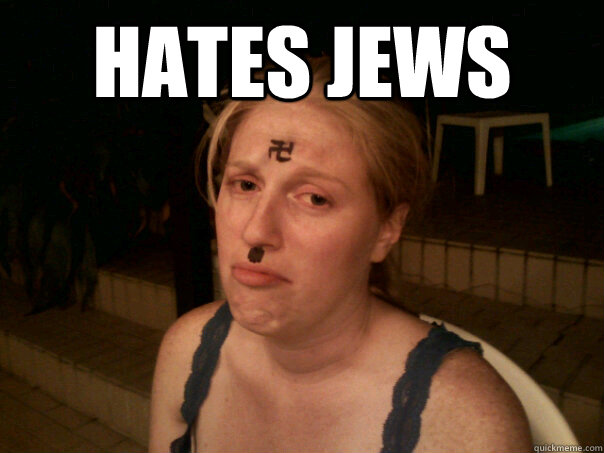 Hates jews   Sad Hitler Girl