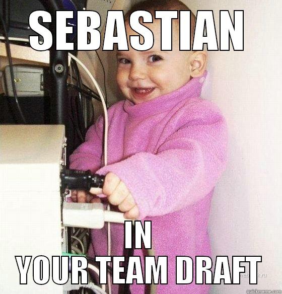 SEBASTIAN IN YOUR TEAM DRAFT Troll Baby