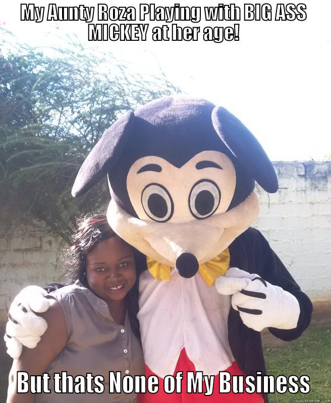 MY AUNTY ROZA PLAYING WITH BIG ASS MICKEY AT HER AGE! BUT THATS NONE OF MY BUSINESS Misc