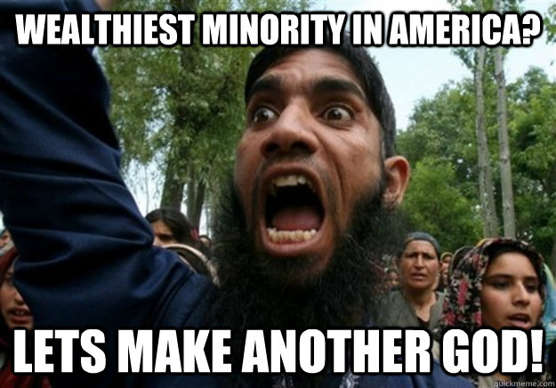 Wealthiest minority in america? lets make another god!  Indian God-Creator