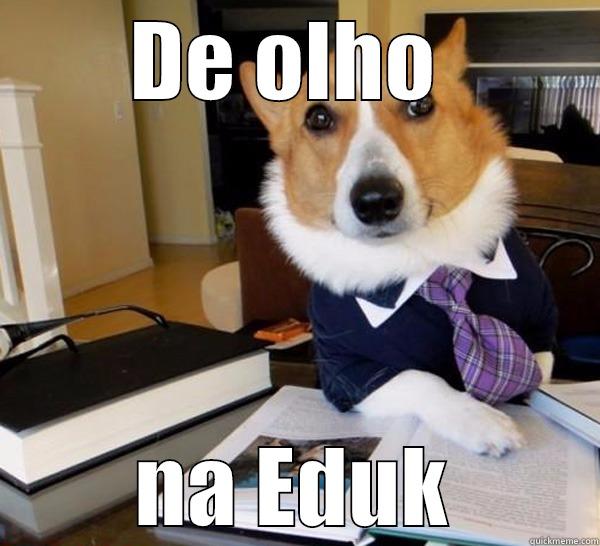 Vamos aprender - DE OLHO  NA EDUK Lawyer Dog