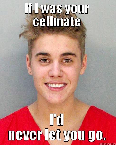 IF I WAS YOUR CELLMATE I'D NEVER LET YOU GO. Misc