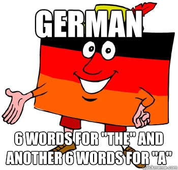 German 6 words for 