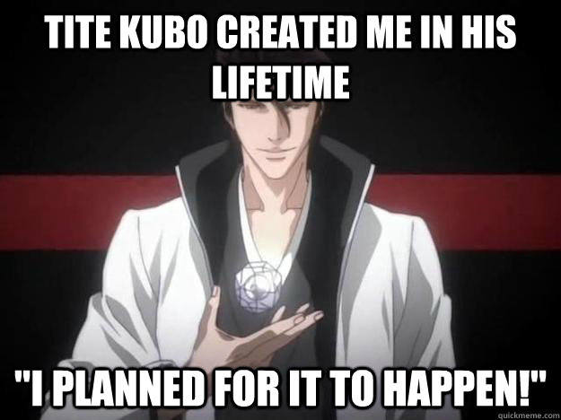 tite kubo created me in his lifetime 