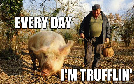 Every day I'm Trufflin'  