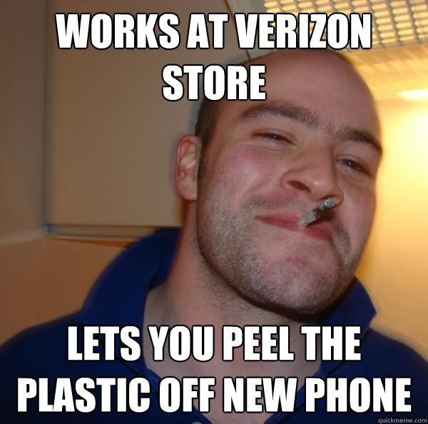Works at Verizon Store Lets you peel the plastic off new phone - Works at Verizon Store Lets you peel the plastic off new phone  Misc