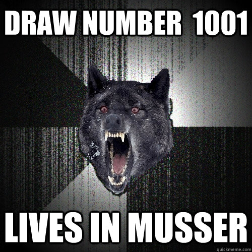 Draw Number  1001 Lives in Musser - Draw Number  1001 Lives in Musser  Misc