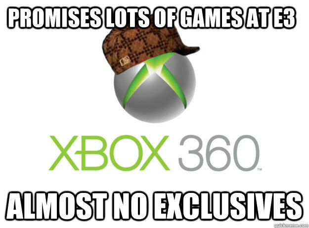 Promises lots of games at E3 Almost no exclusives - Promises lots of games at E3 Almost no exclusives  Misc