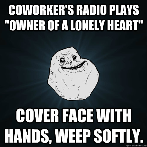 Coworker's radio plays 