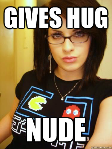 gives hug nude  Cool Chick Carol
