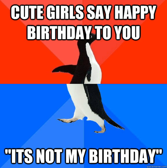 Cute girls say happy birthday to you 