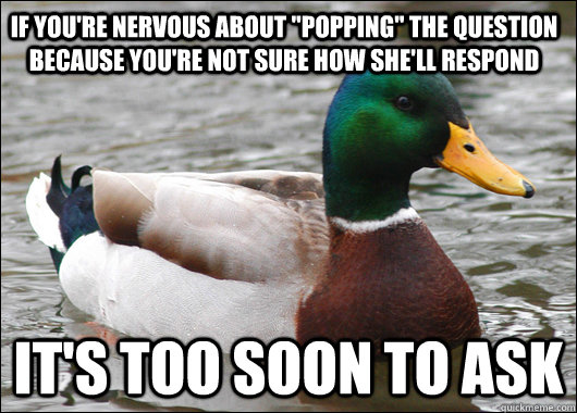 If you're nervous about 