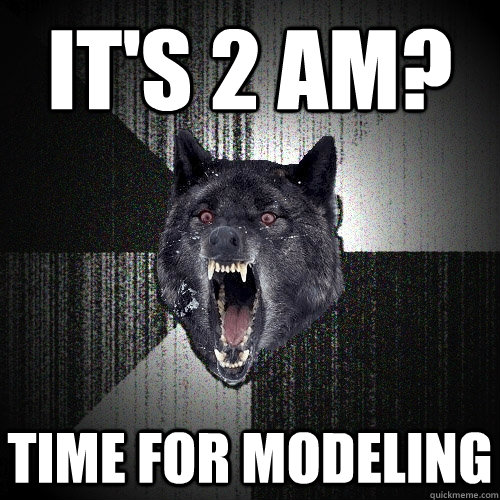 IT'S 2 AM? TIME FOR MODELING  Insanity Wolf